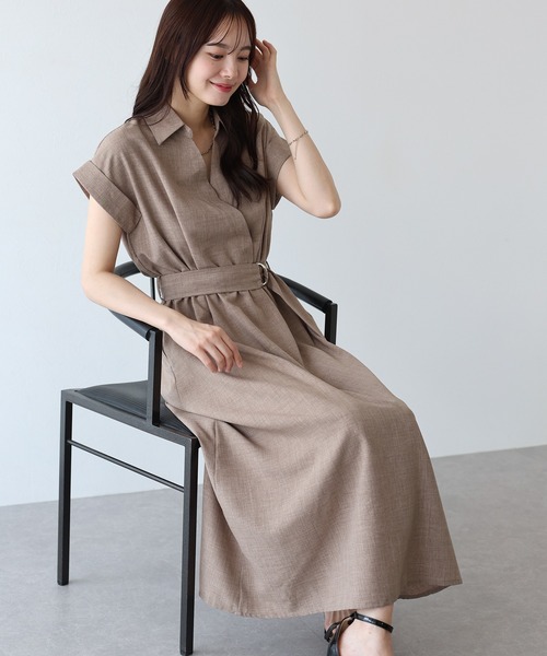 「BLUEEAST」 シャツワンピース MEDIUM ネイビー レディース_画像8