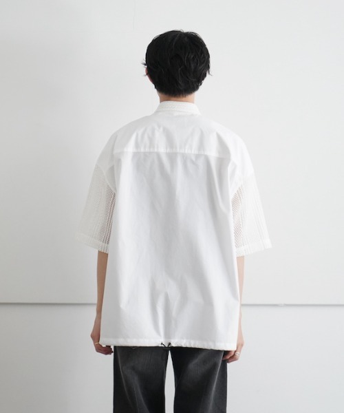 「VOAAOV」 半袖シャツ 1 ホワイト メンズの画像