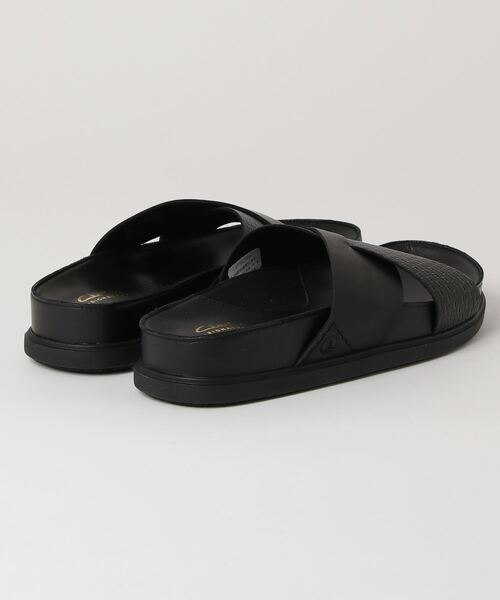 「Clarks」 サンダル UK10 ブラック メンズ_画像2