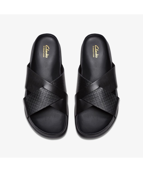 「Clarks」 サンダル UK10 ブラック メンズ_画像8
