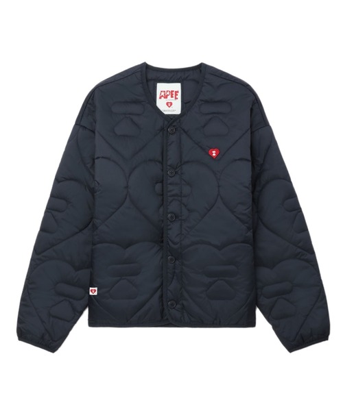 A BATHING APE（アベイシングエイプ） コート アウター HEART QUILTED