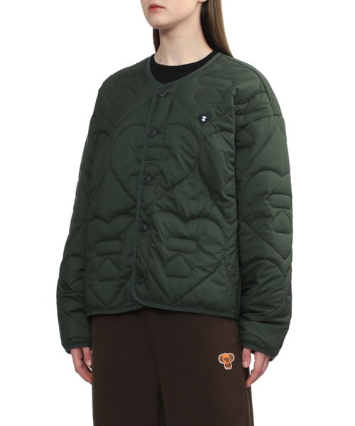 A BATHING APE（アベイシングエイプ） コート アウター HEART QUILTED