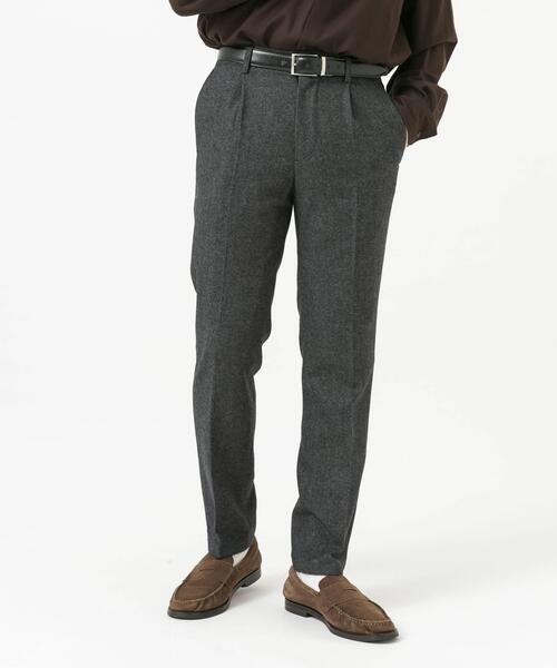 URBAN RESEARCH ROSSO MEN スラックス 「XLサイズあり」ウールツイード
