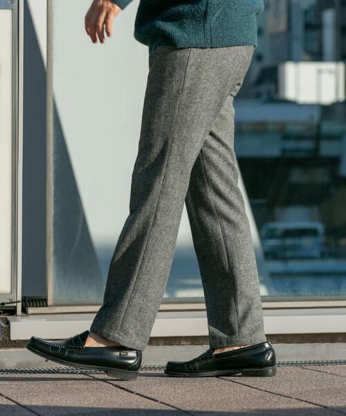 URBAN RESEARCH ROSSO MEN スラックス 「XLサイズあり」ウールツイード