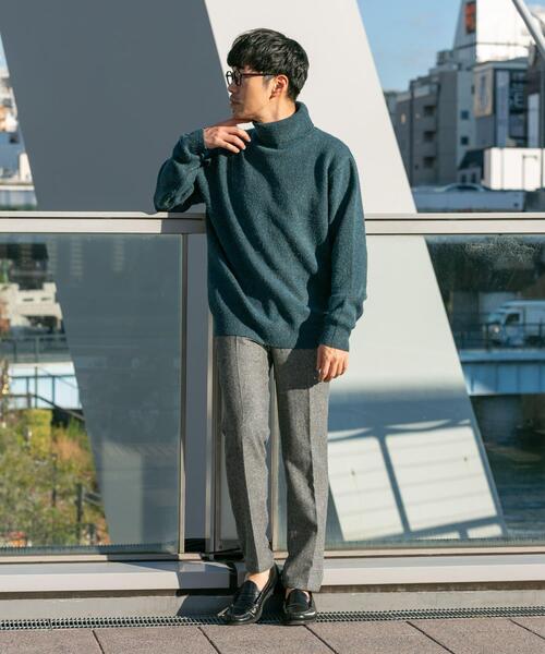 URBAN RESEARCH ROSSO MEN スラックス 「XLサイズあり」ウールツイード