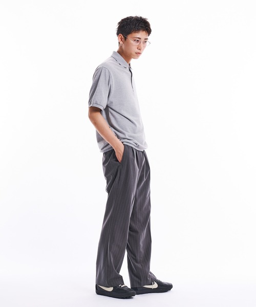 THE BOLDMAN 半袖ポロシャツ LARGE グレー メンズ : ZOZOTOWN Yahoo!店 