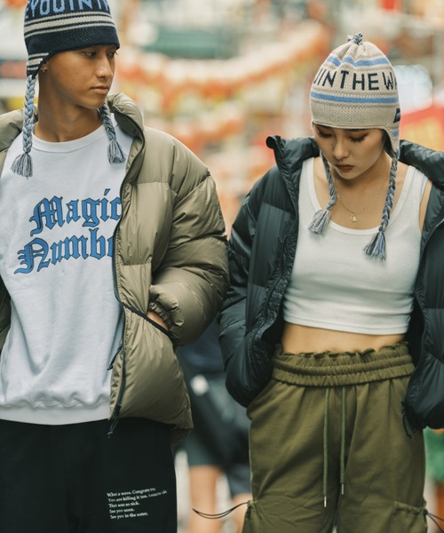 「MAGIC NUMBER」 ニットキャップ FREE ネイビー メンズ_画像8