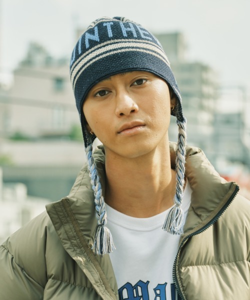 「MAGIC NUMBER」 ニットキャップ FREE ネイビー メンズ_画像9