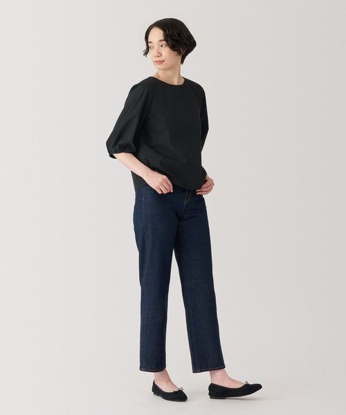 「無印良品」 7分袖ブラウス X-LARGE ホワイト レディース_画像2