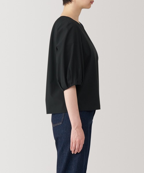 「無印良品」 7分袖ブラウス X-LARGE ホワイト レディース_画像3
