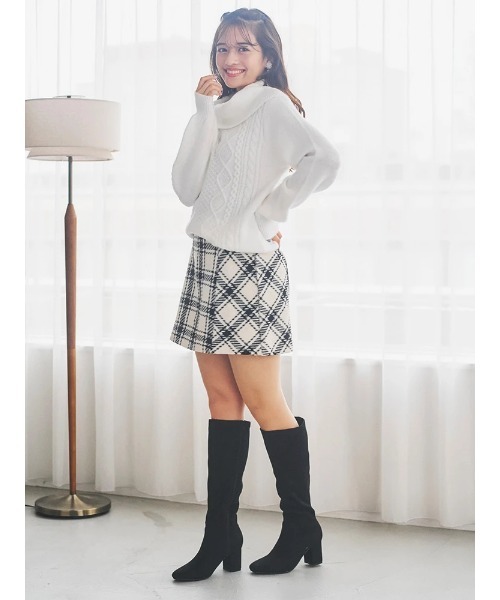 LUDIC PARK（ルディックパーク） スカート バイヤスチェックミニ