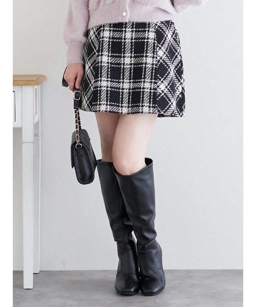 LUDIC PARK（ルディックパーク） スカート バイヤスチェックミニ