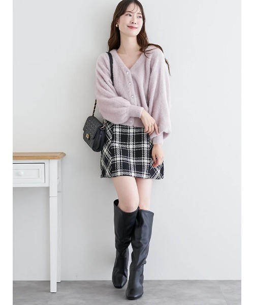 LUDIC PARK（ルディックパーク） スカート バイヤスチェックミニ