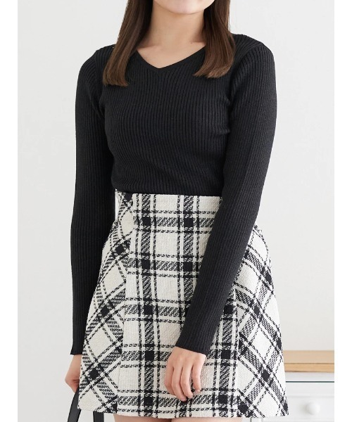 LUDIC PARK（ルディックパーク） スカート バイヤスチェックミニ