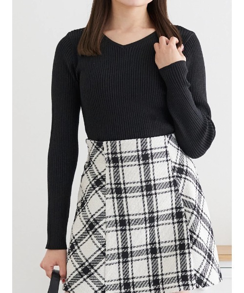 LUDIC PARK（ルディックパーク） スカート バイヤスチェックミニ