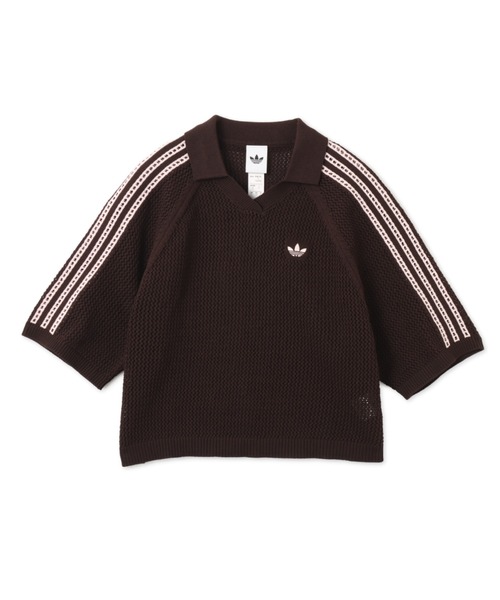 adidas（アディダス） ニット セーター adidas KNITTED CROCHET POLO