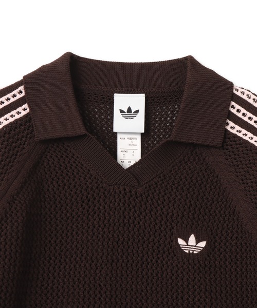 adidas（アディダス） ニット セーター adidas KNITTED CROCHET POLO