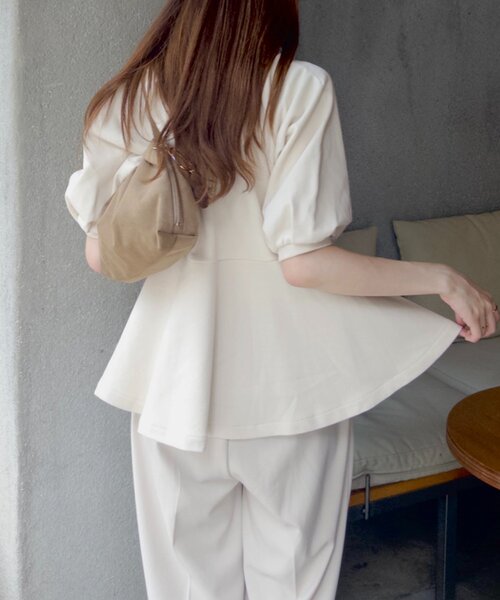 「CAPRICIEUX LE'MAGE」 スウェットカットソー FREE ブラウン レディース_画像3