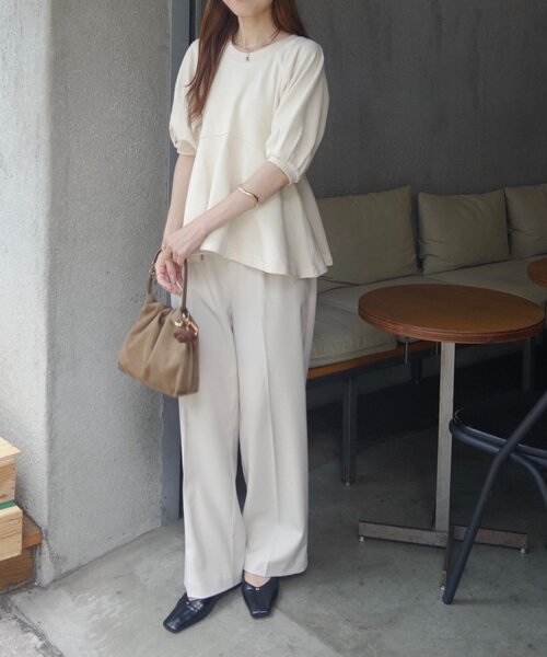 「CAPRICIEUX LE'MAGE」 スウェットカットソー FREE ブラウン レディース_画像4