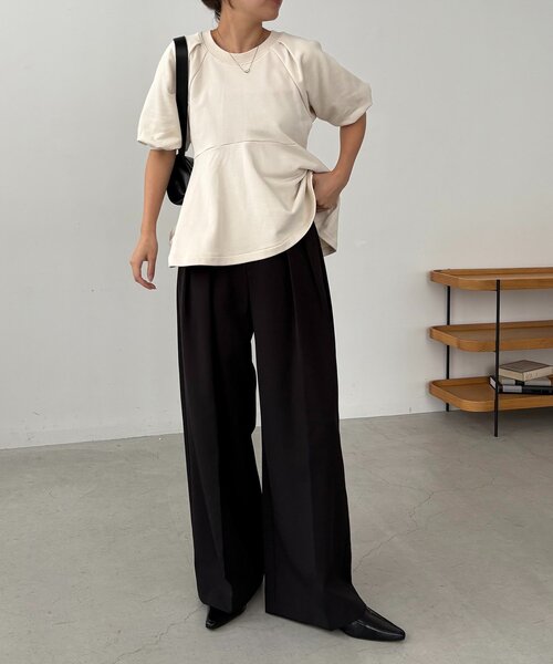 「CAPRICIEUX LE'MAGE」 スウェットカットソー FREE ブラウン レディース_画像8