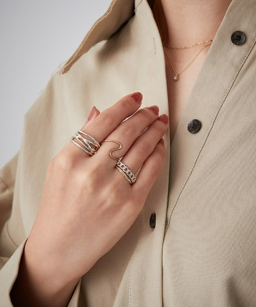 「NOJESS」 リング #13 シルバー レディース_画像5