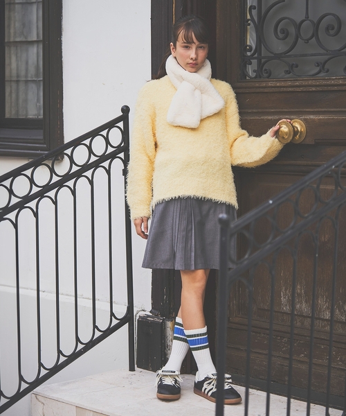 アンサンブル  ブークレーニット×チュニックトップス キッズ 子供服 女の子 | pom ponette junior | 17