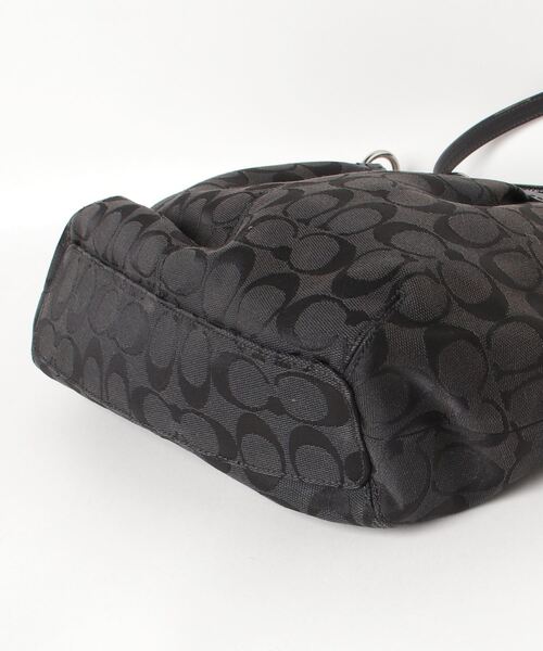 COACH ショルダーバッグ モノグラム グレー Coach Zip Top Shoulder Bag In Signature Canvas | Brixton Baker