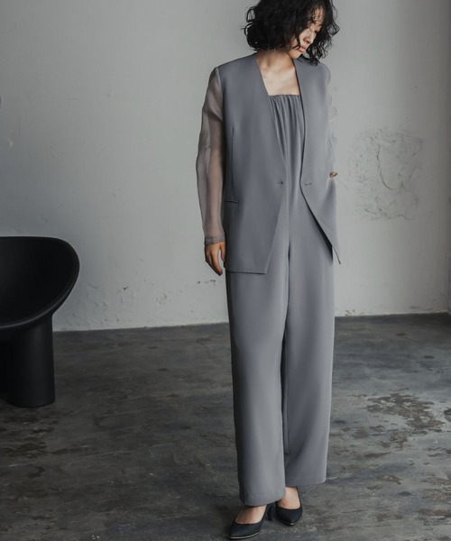 Flolia（フロリア） セットアップ L ブラック レディース : ZOZOTOWN