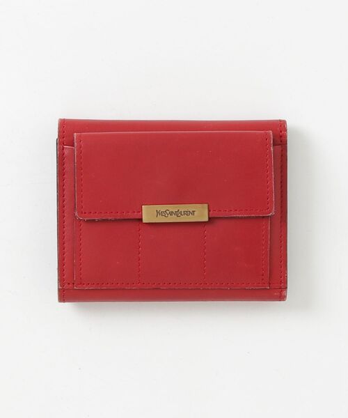 Yves Saint Laurent（イヴ・サンローラン） 財布 - レッド レディース
