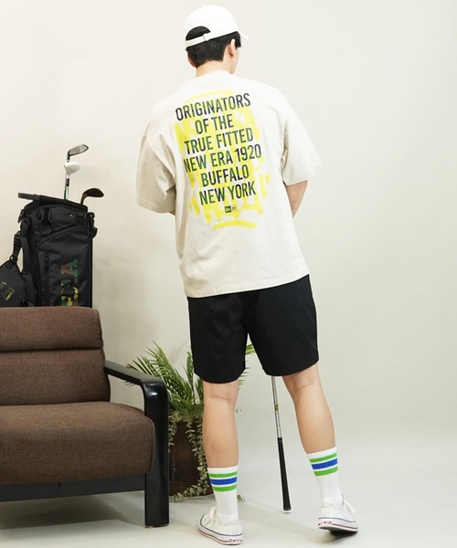 「NEW ERA」 半袖Tシャツ X-LARGE ホワイト メンズ_画像8