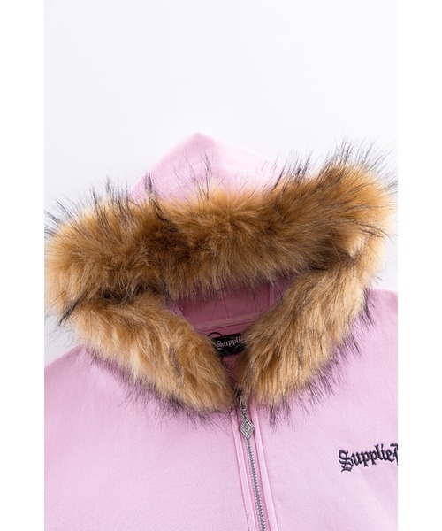 SUPPLIER（サプライヤー） パーカー ジップフーディ｜Faux Fur Cross