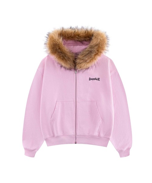 SUPPLIER（サプライヤー） パーカー ジップフーディ｜Faux Fur Cross