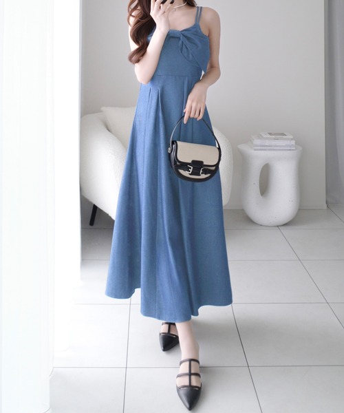 mily bilet ワンピース 夏 「mily bilet」「機能性素材」スタイリング