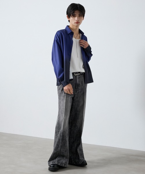 SERACE ワイドパンツ ジーンズ 「SERACE」Vintage buggy wide flare
