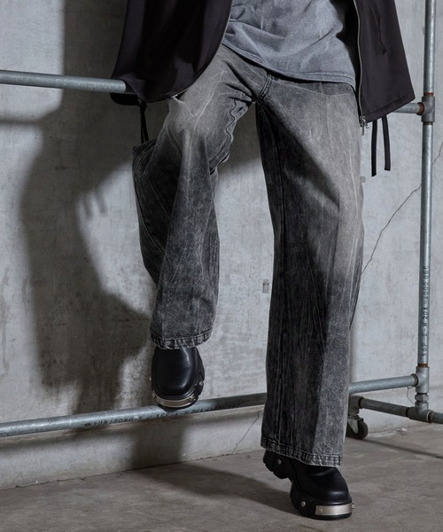 SERACE ワイドパンツ ジーンズ 「SERACE」Vintage buggy wide flare