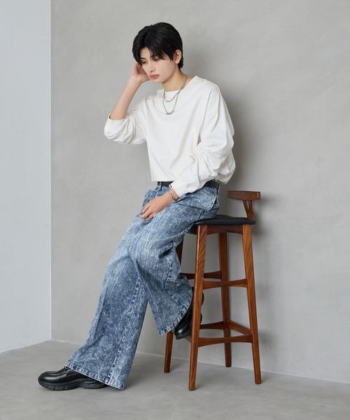 SERACE ワイドパンツ ジーンズ 「SERACE」Vintage buggy wide flare SERACE ワイドパンツ ジーンズ 「SERACE」Vintage buggy wide flare