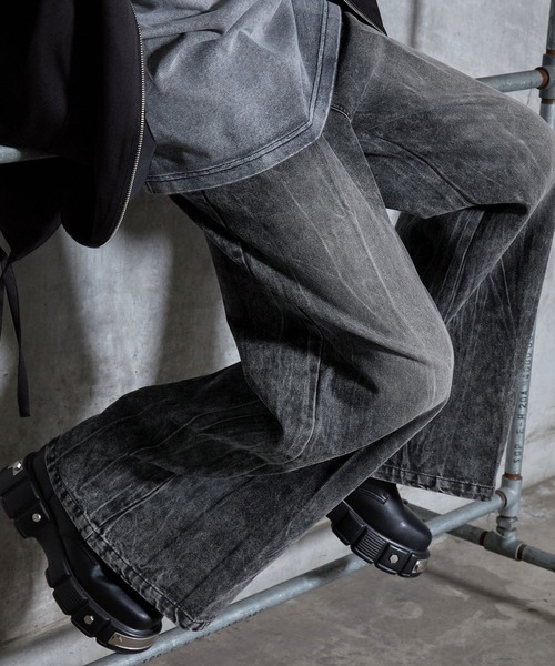 SERACE ワイドパンツ ジーンズ メンズ レディース : ZOZOTOWN Yahoo!店