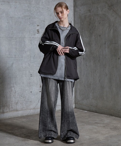 SERACE ジーンズ 「SERACE」Vintage buggy wide flare denim pants
