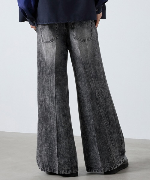 SERACE ワイドパンツ ジーンズ 「SERACE」Vintage buggy wide flare