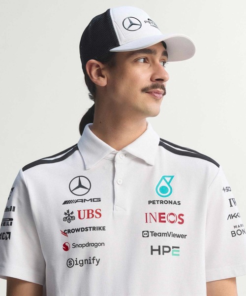 adidas（アディダス） ポロシャツ 半袖 メルセデス AMG ペトロナス