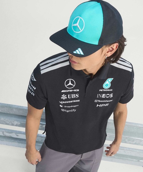 adidas（アディダス） ポロシャツ 半袖 メルセデス AMG ペトロナス