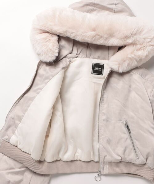 「EATME」 ブルゾン FREE アイボリー レディース_画像3