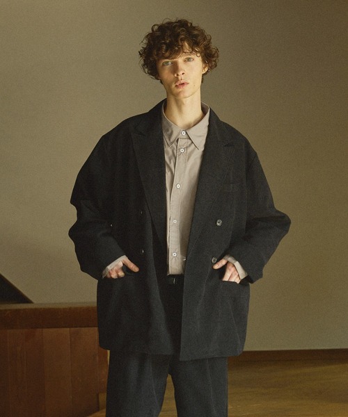 「Bleme」 テーラードジャケット M カーキ メンズ_画像5