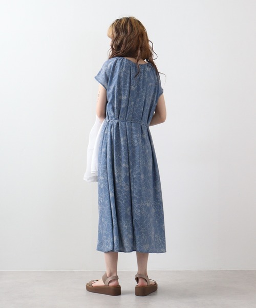 「Anna Nicola」 半袖ワンピース 38 ダークグレー レディース_画像5