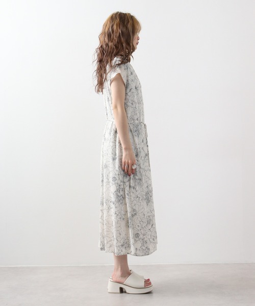 「Anna Nicola」 半袖ワンピース 38 ダークグレー レディース_画像8