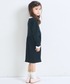 ワンピース 「リブコットン100」ガールズ レースフリル フレアテレコワンピース キッズ 子供服 女の子 関連画像2
