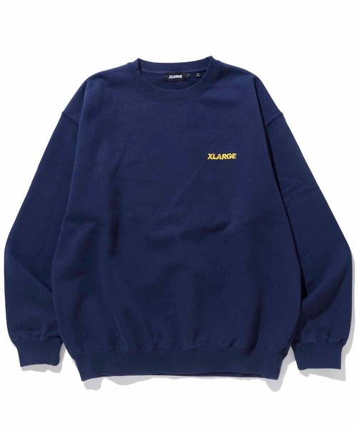 XLARGE」 スウェットカットソー X-LARGE ネイビー メンズ
