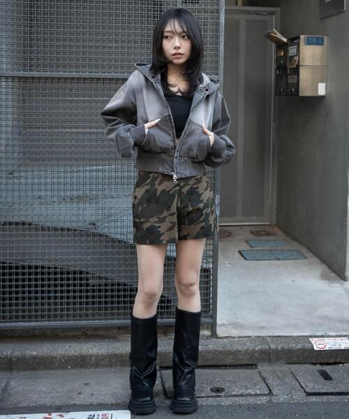 スラックス パンツ WEGO/「26年春夏新作」ツイルマイクロショートパンツ レディース | WEGO | 04