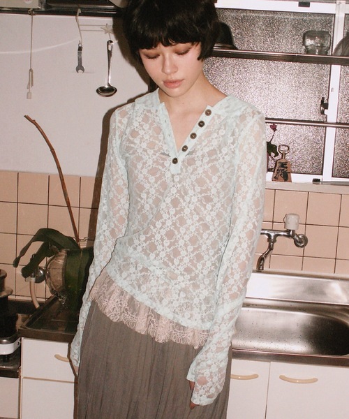 igi パーカー LACE HOODIE TEE / レースフーディー レディース