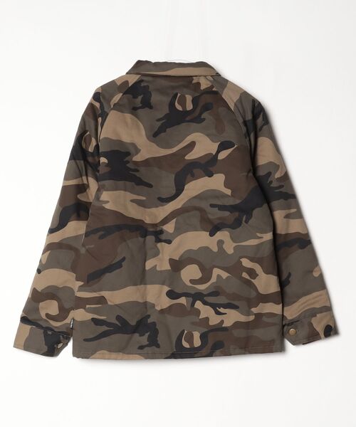 「DOUBLE STEAL」 カモフラージュジャケット M ブラウン メンズ_画像2